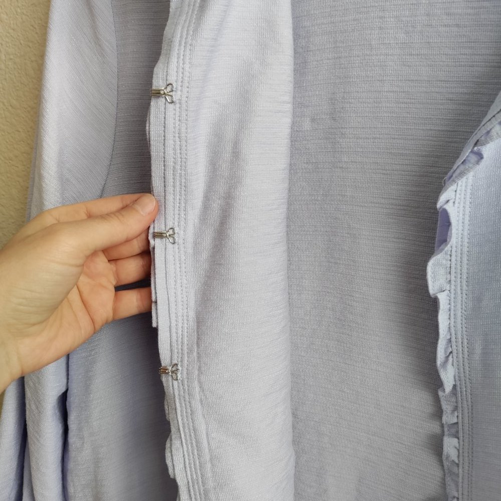 NWT Ruby Rd. Ruffle Trim Jacket Size 18 - Picture 2 of 15